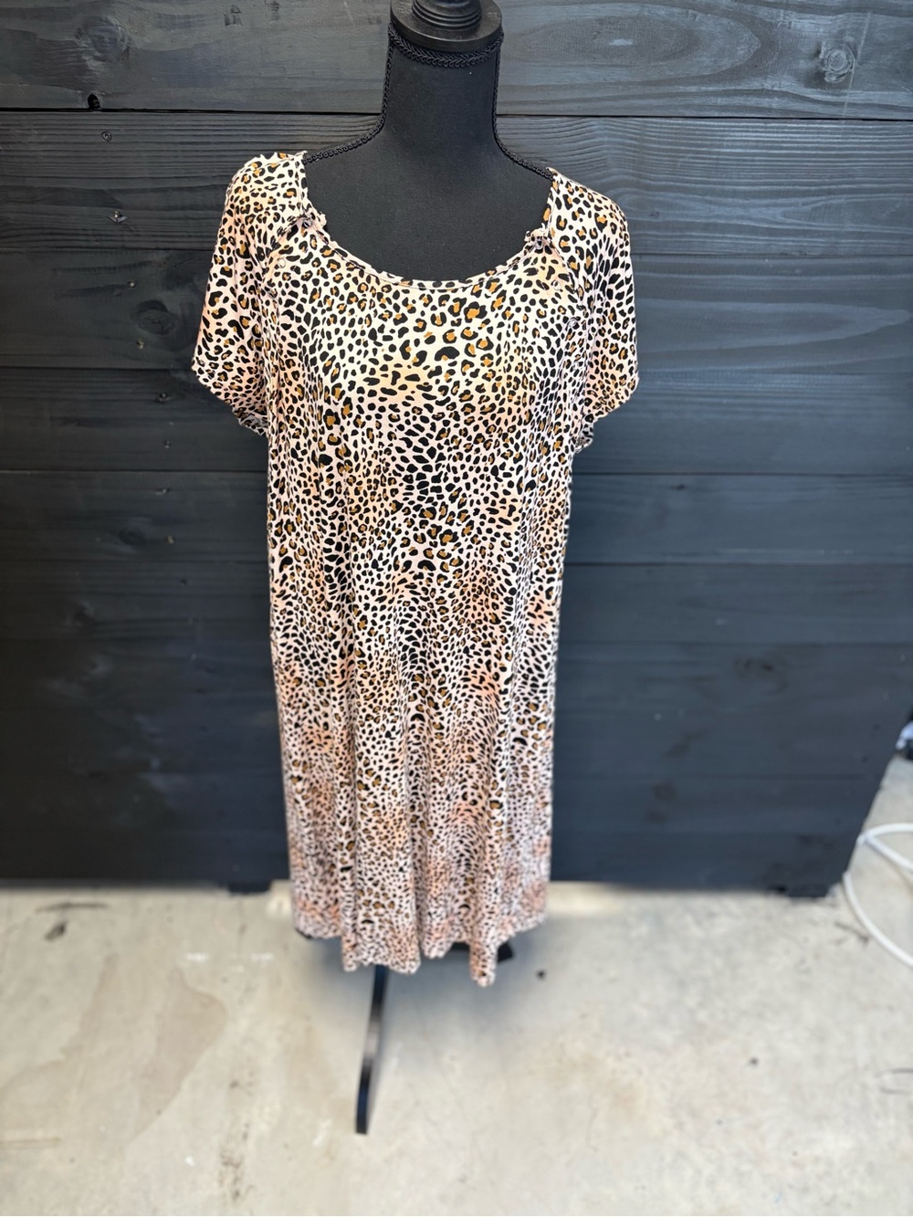 Leopard Maternity Mommy Labor & Delivery/ Nursing Gown - Small/Medium & Large/XL